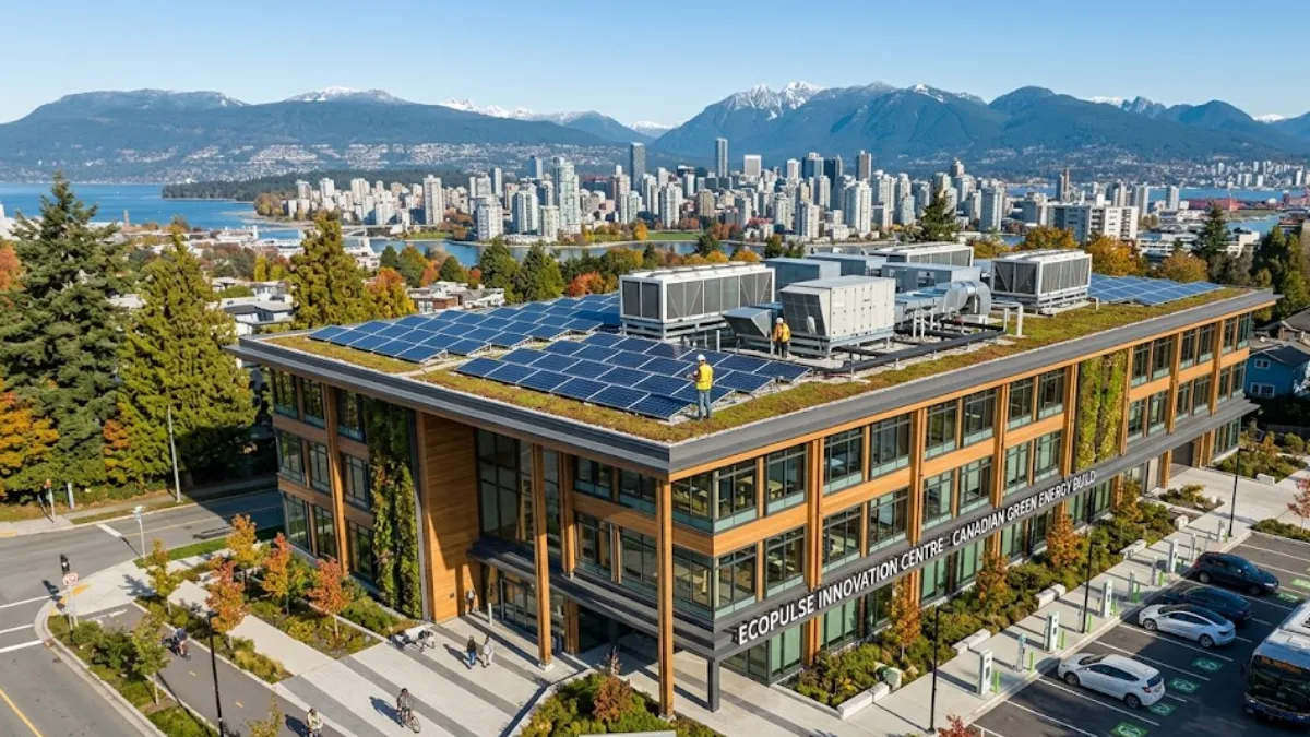 Commercial HVAC & Green Energy Building Setup in Canada